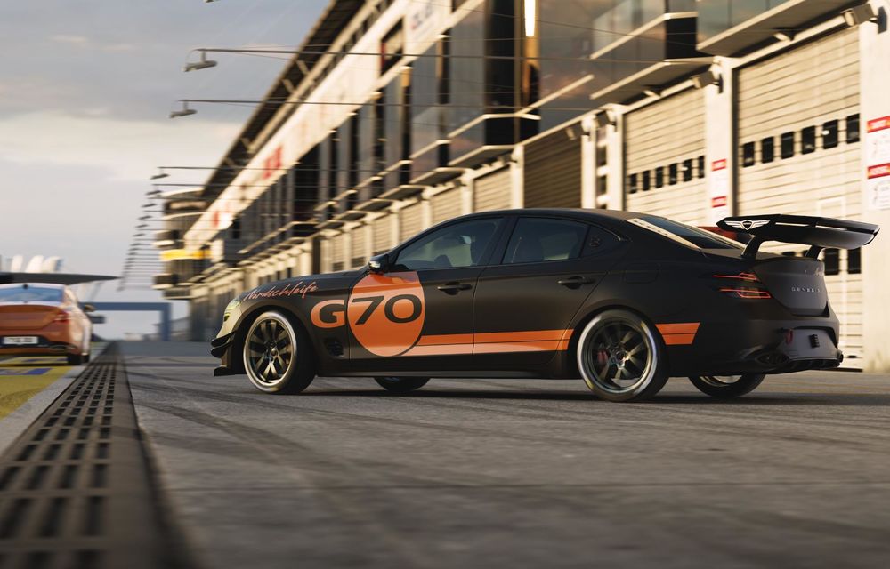 Exemplar unicat Genesis G70, pregătit special pentru circuit - Poza 4