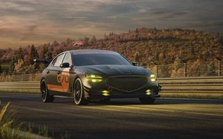 Exemplar unicat Genesis G70, pregătit special pentru circuit