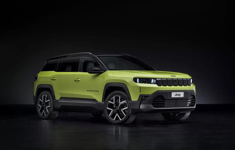 Noul Jeep Compass: versiune electrică cu până la 375 CP - Poza 1