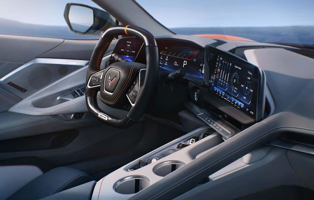 Noutăți pentru Chevrolet Corvette: interior nou, cu butoane reașezate și ecrane mai mari - Poza 4