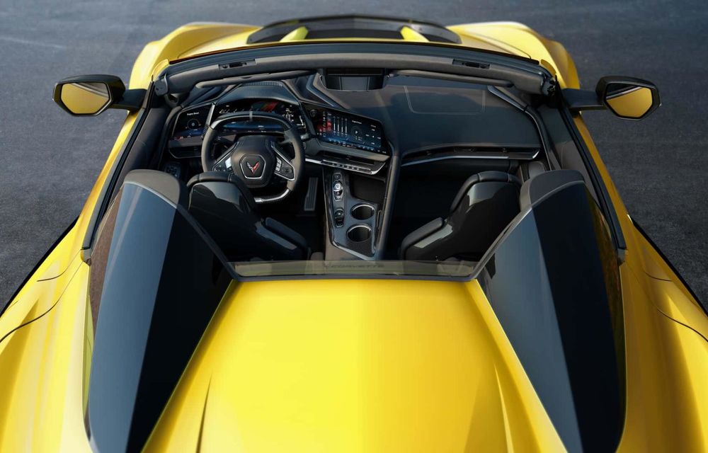 Noutăți pentru Chevrolet Corvette: interior nou, cu butoane reașezate și ecrane mai mari - Poza 7