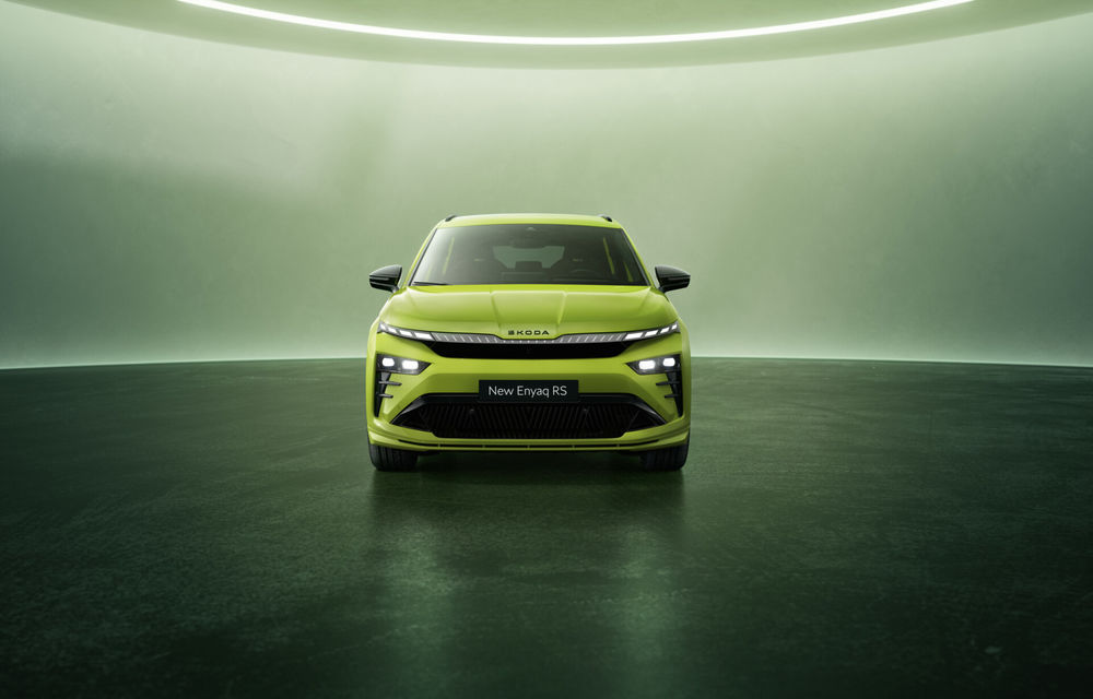 Versiune RS pentru Skoda Enyaq facelift: 340 CP și 560 km autonomie - Poza 4