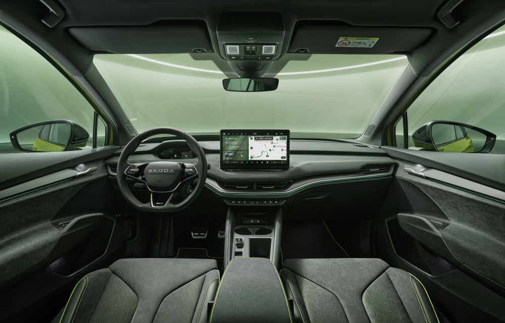 Versiune RS pentru Skoda Enyaq facelift: 340 CP și 560 km autonomie - Poza 9