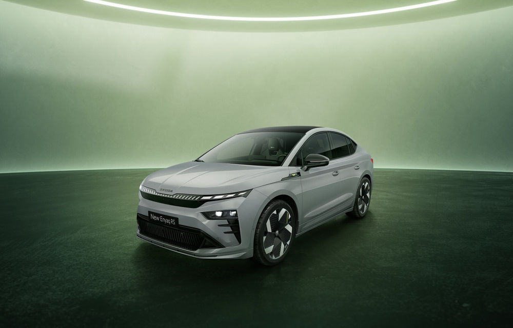 Versiune RS pentru Skoda Enyaq facelift: 340 CP și 560 km autonomie - Poza 13
