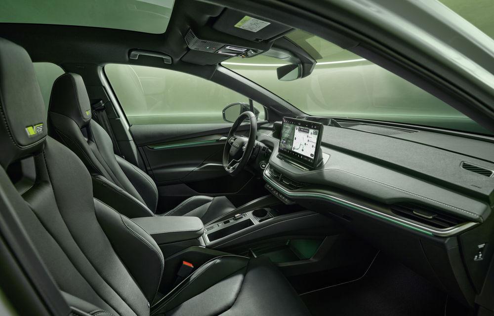 Versiune RS pentru Skoda Enyaq facelift: 340 CP și 560 km autonomie - Poza 19