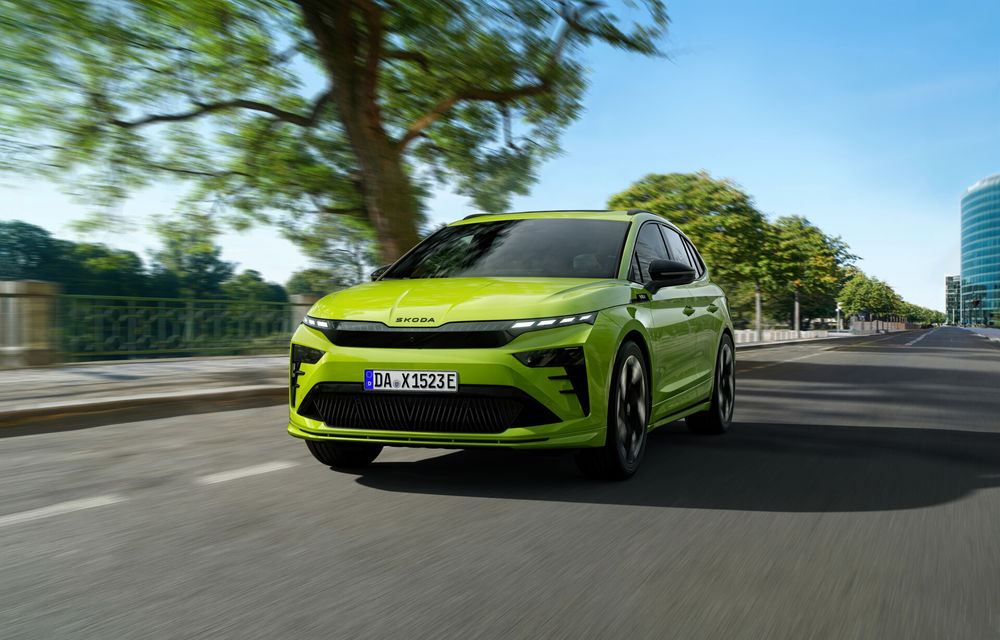 Versiune RS pentru Skoda Enyaq facelift: 340 CP și 560 km autonomie - Poza 3