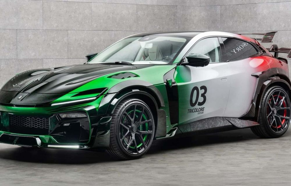 Ferrari Purosangue, modificat de Mansory: producție limitată la 3 unități - Poza 1