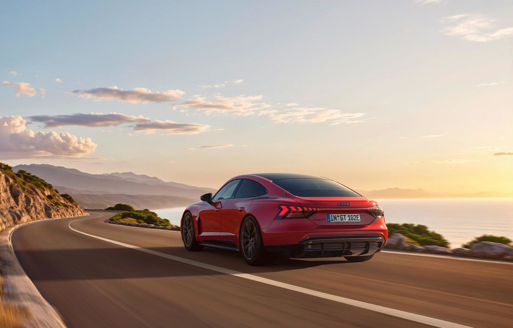 Audi: versiune de bază nouă pentru e-tron GT. Autonomie de 622 kilometri - Poza 5