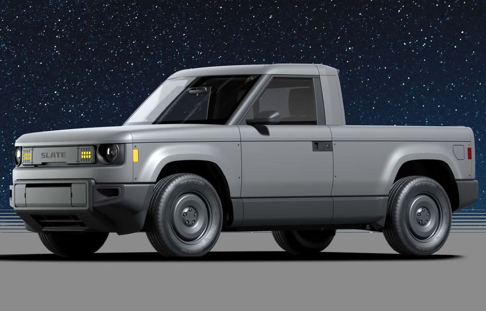 Slate Truck, camioneta electrică de 20.000 dolari, a primit deja peste 100.000 de rezervări - Poza 1