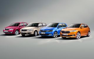 Skoda Fabia: 5 milioane de exemplare produse în 26 de ani