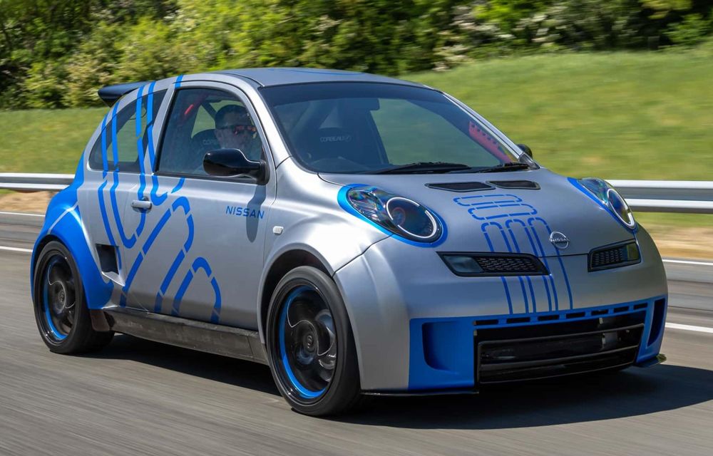 Nissan readuce la viață conceptul Micra 350SR: hot hatch cu motor amplasat central - Poza 3