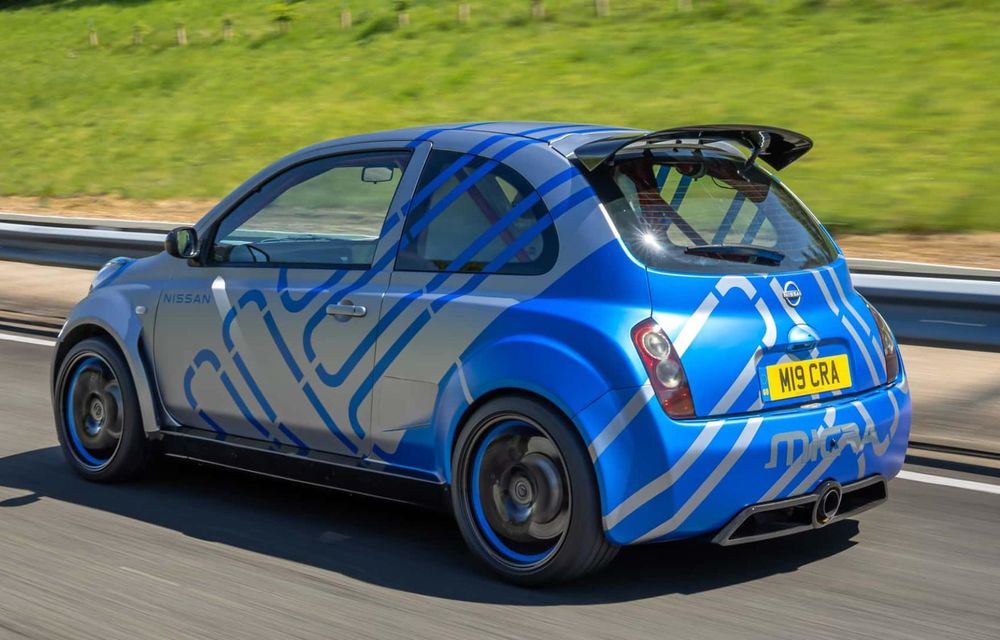 Nissan readuce la viață conceptul Micra 350SR: hot hatch cu motor amplasat central - Poza 7