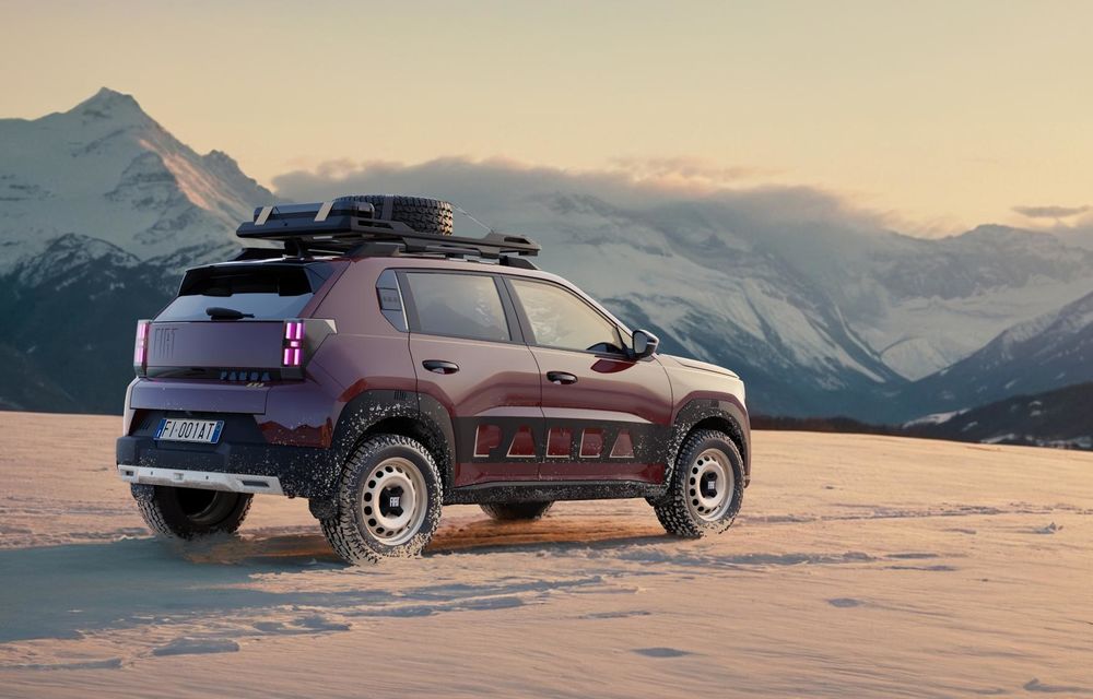Noul Fiat Grande Panda 4x4, un concept de teren electrificat - Poza 2