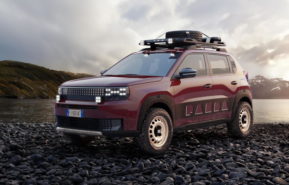 Noul Fiat Grande Panda 4x4, un concept de teren electrificat - Poza 1