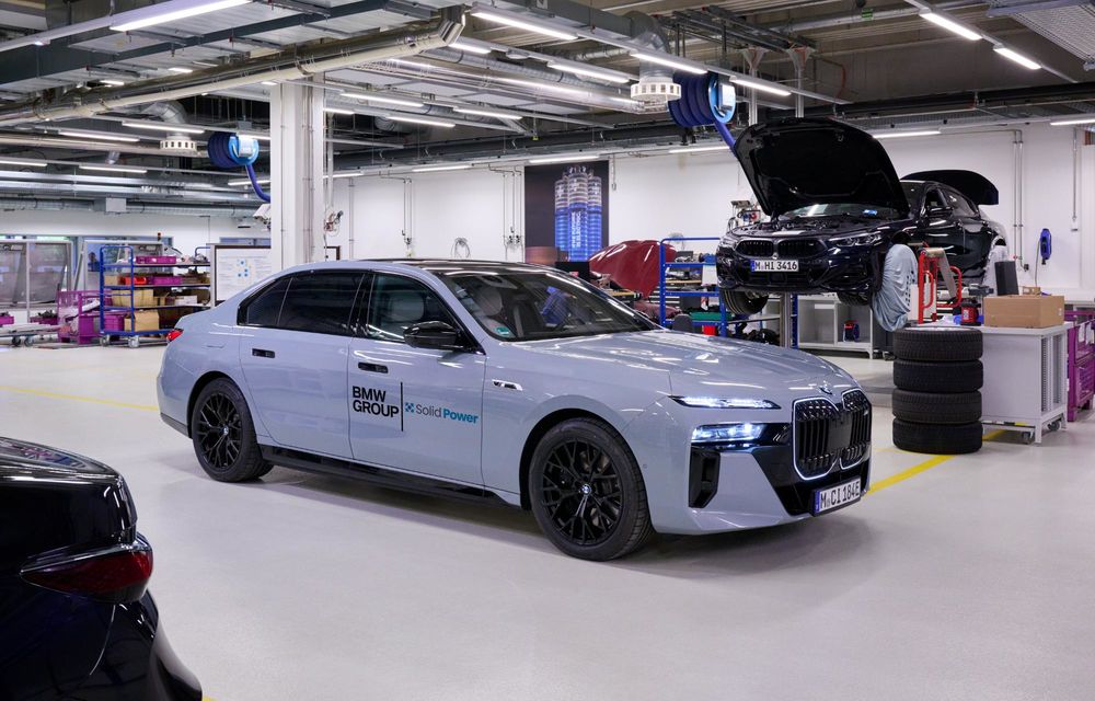 BMW a început să testeze baterii în stare solidă cu modelul i7 - Poza 2
