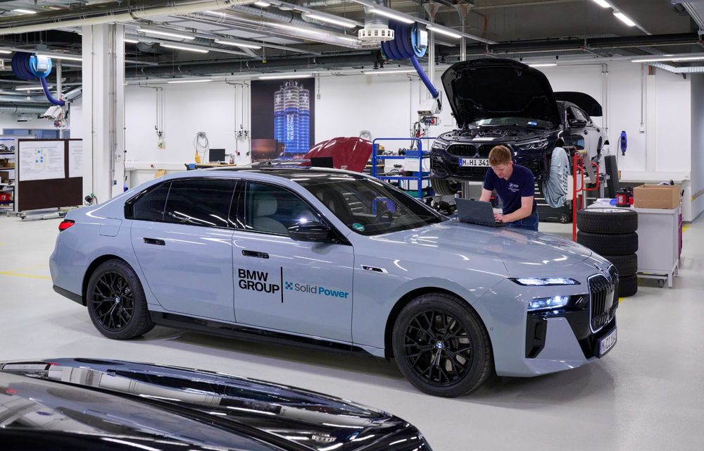 BMW a început să testeze baterii în stare solidă cu modelul i7 - Poza 3