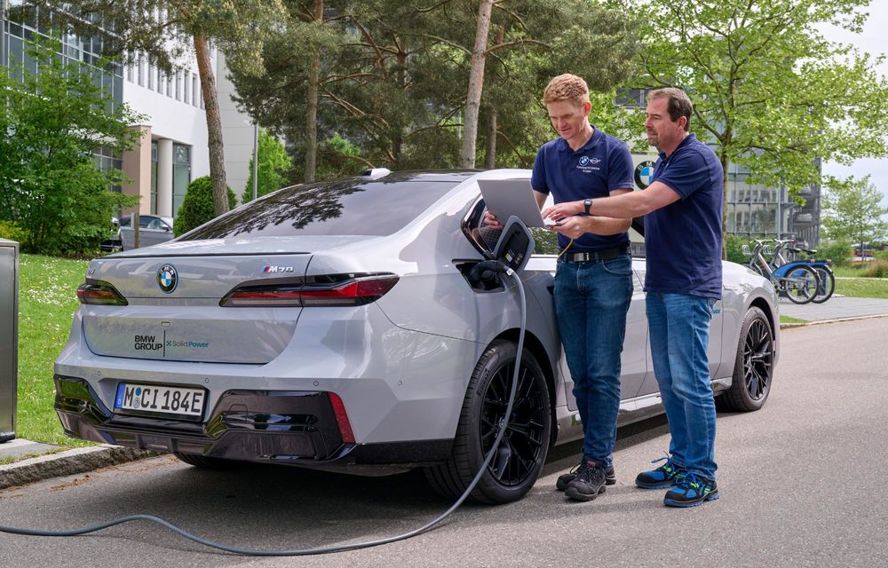BMW a început să testeze baterii în stare solidă cu modelul i7 - Poza 5