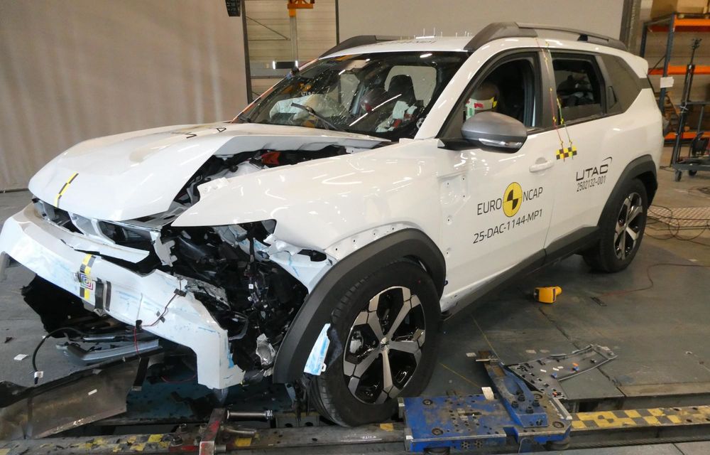 Noi rezultate la testele de impact Euro NCAP: 3 stele pentru Dacia Bigster - Poza 7