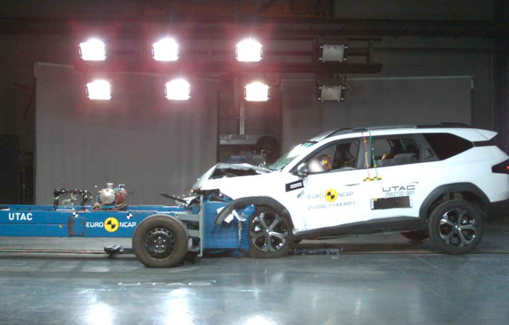 Noi rezultate la testele de impact Euro NCAP: 3 stele pentru Dacia Bigster - Poza 2