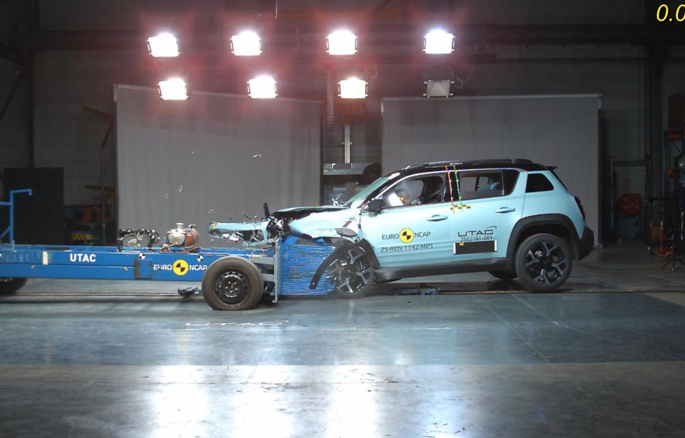 Noi rezultate la testele de impact Euro NCAP: 3 stele pentru Dacia Bigster - Poza 6