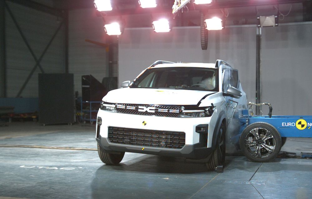 Noi rezultate la testele de impact Euro NCAP: 3 stele pentru Dacia Bigster - Poza 1