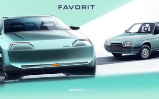 Skoda readuce la viață modelul Favorit sub forma unui concept