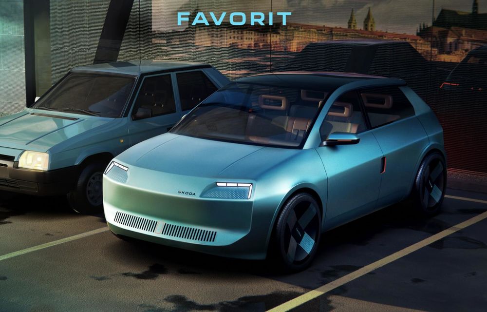 Skoda readuce la viață modelul Favorit sub forma unui concept - Poza 5