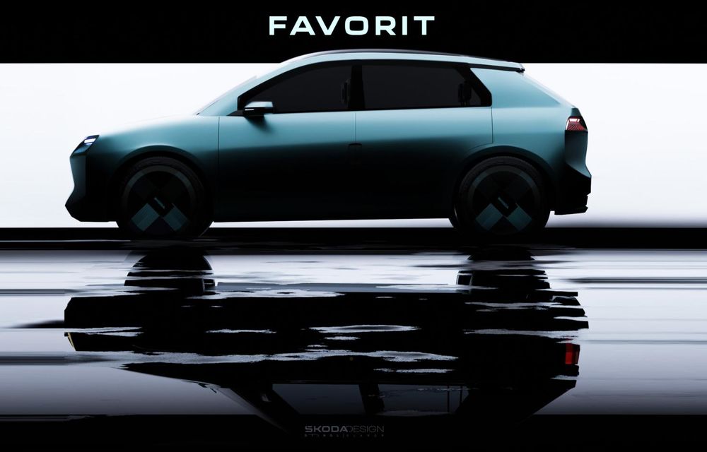 Skoda readuce la viață modelul Favorit sub forma unui concept - Poza 6