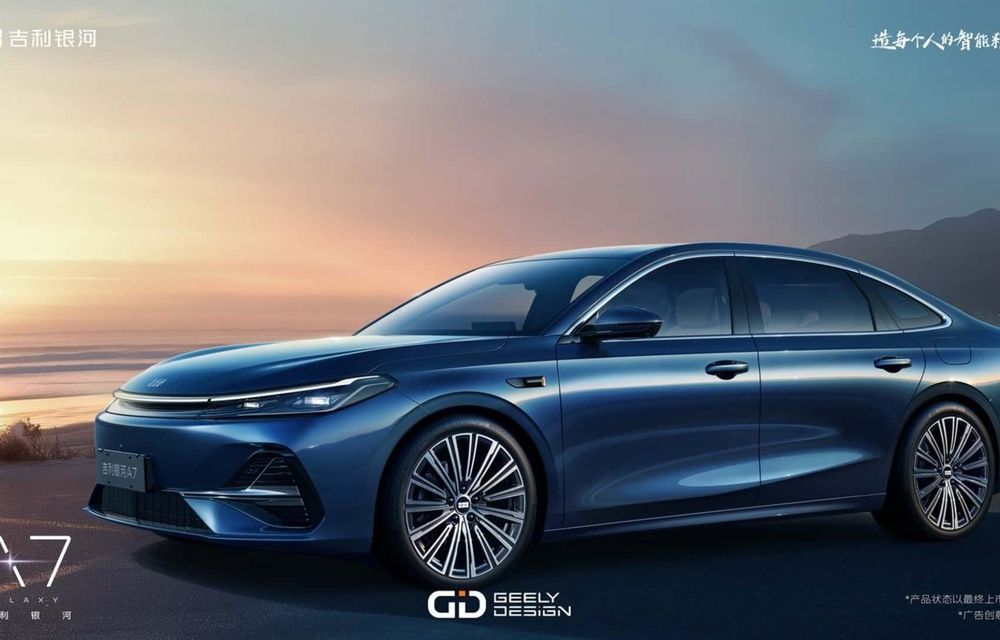 Noul Geely Galaxy A7, o berlină hibridă din China cu autonomie de 2100 kilometri - Poza 3