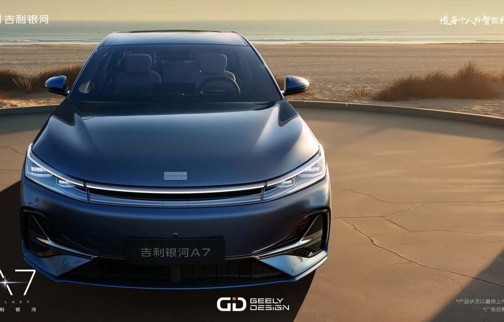 Noul Geely Galaxy A7, o berlină hibridă din China cu autonomie de 2100 kilometri - Poza 4