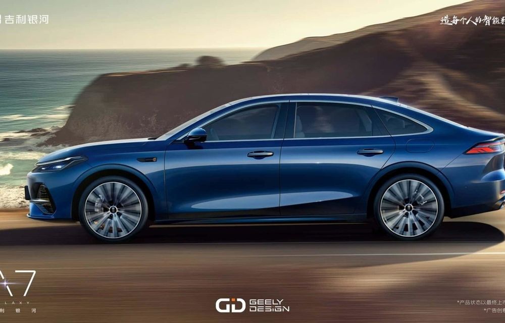 Noul Geely Galaxy A7, o berlină hibridă din China cu autonomie de 2100 kilometri - Poza 5