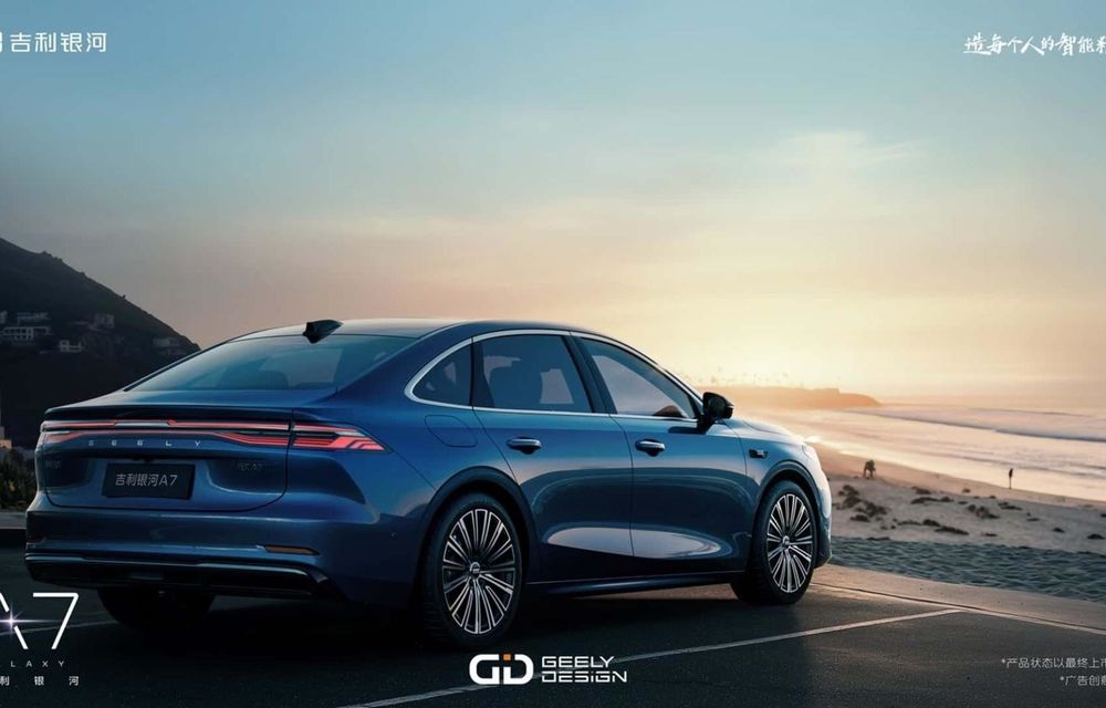 Noul Geely Galaxy A7, o berlină hibridă din China cu autonomie de 2100 kilometri - Poza 6