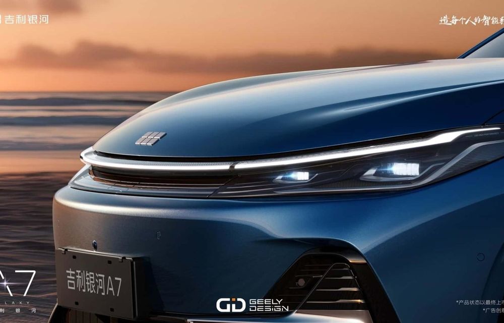 Noul Geely Galaxy A7, o berlină hibridă din China cu autonomie de 2100 kilometri - Poza 7