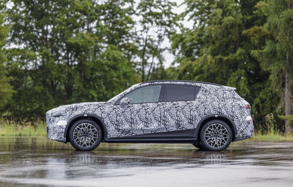 Noi imagini cu viitorul Mercedes-Benz GLC electric: lansarea, la Salonul Auto din Munchen - Poza 8