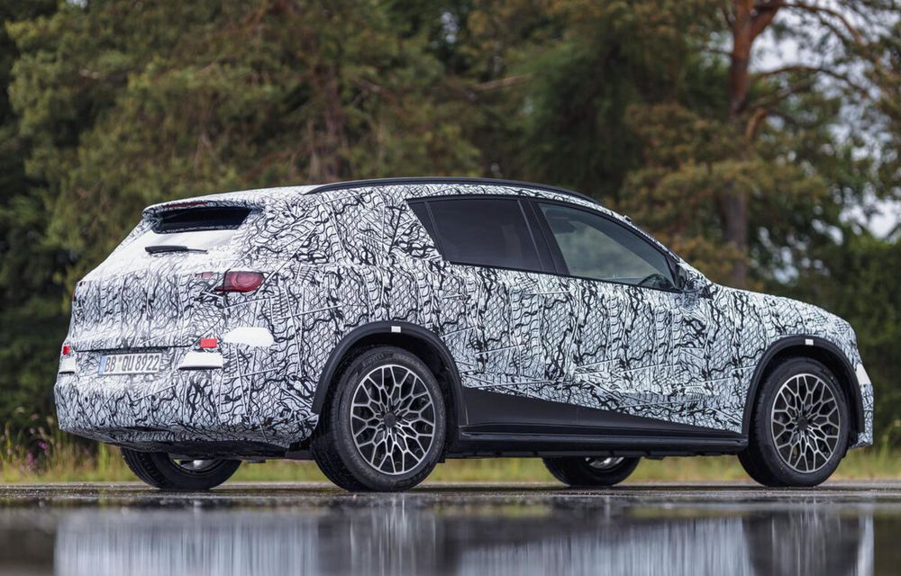 Noi imagini cu viitorul Mercedes-Benz GLC electric: lansarea, la Salonul Auto din Munchen - Poza 9