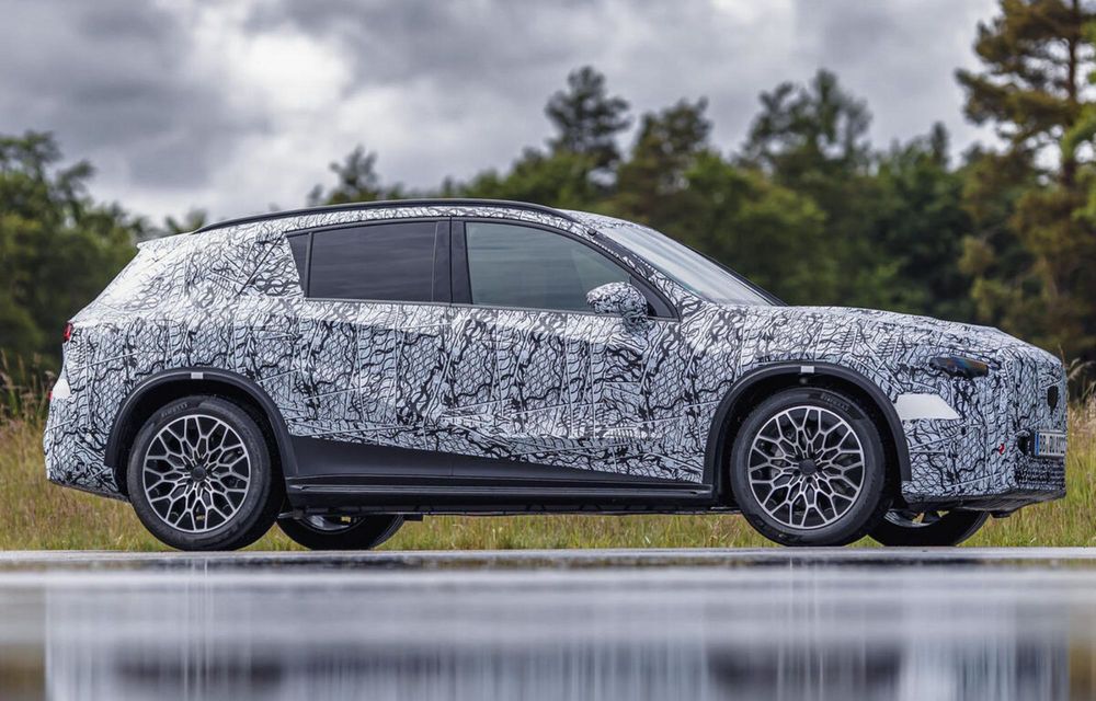 Noi imagini cu viitorul Mercedes-Benz GLC electric: lansarea, la Salonul Auto din Munchen - Poza 10