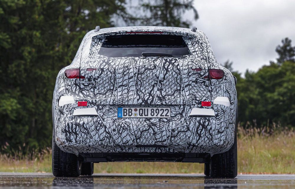 Noi imagini cu viitorul Mercedes-Benz GLC electric: lansarea, la Salonul Auto din Munchen - Poza 11