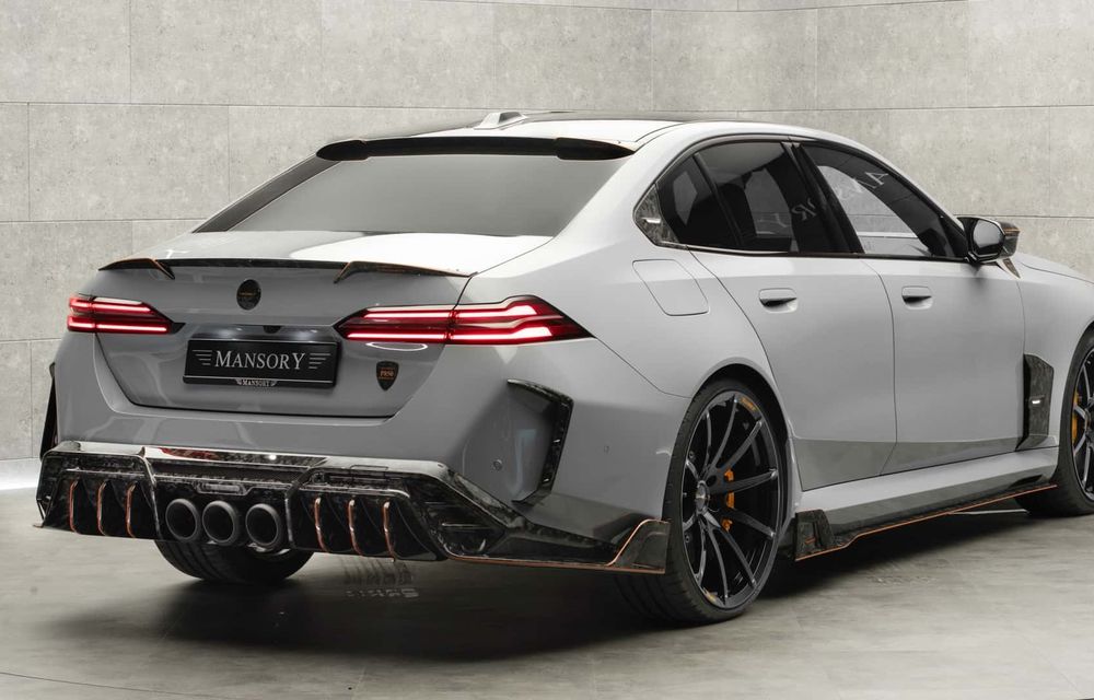 Pachet de tuning de la Mansory pentru BMW M5: 850 CP și multă fibră de carbon - Poza 6