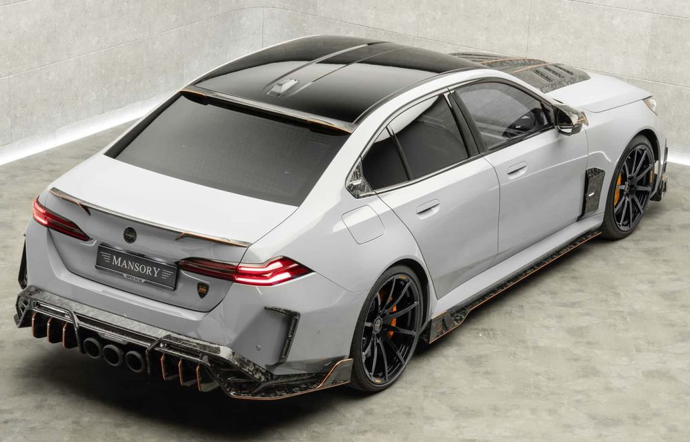 Pachet de tuning de la Mansory pentru BMW M5: 850 CP și multă fibră de carbon - Poza 5