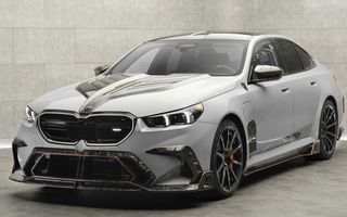 Pachet de tuning de la Mansory pentru BMW M5: 850 CP și multă fibră de carbon