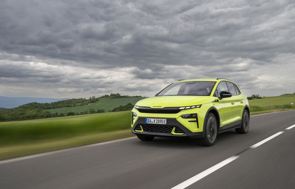 Imagini noi cu Skoda Elroq RS: versiune de performanță cu 340 cai putere - Poza 2
