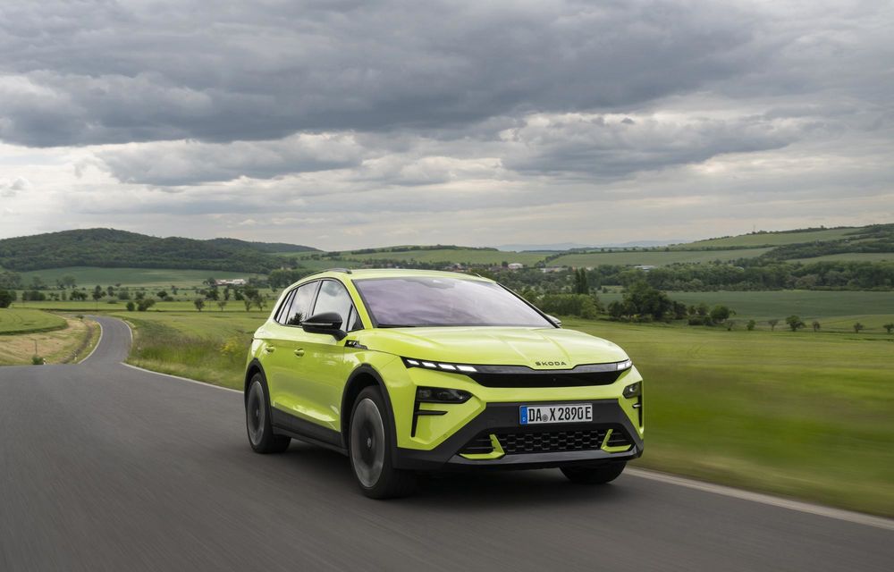 Imagini noi cu Skoda Elroq RS: versiune de performanță cu 340 cai putere - Poza 3
