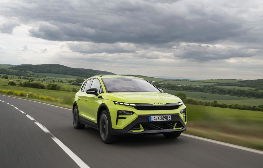 Imagini noi cu Skoda Elroq RS: versiune de performanță cu 340 cai putere - Poza 4
