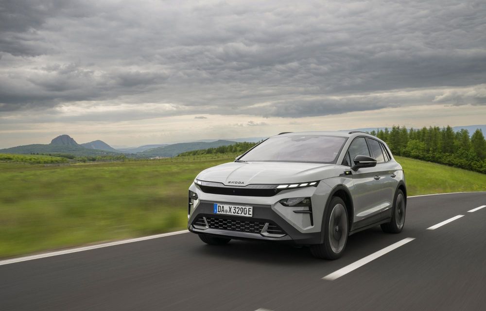 Imagini noi cu Skoda Elroq RS: versiune de performanță cu 340 cai putere - Poza 6