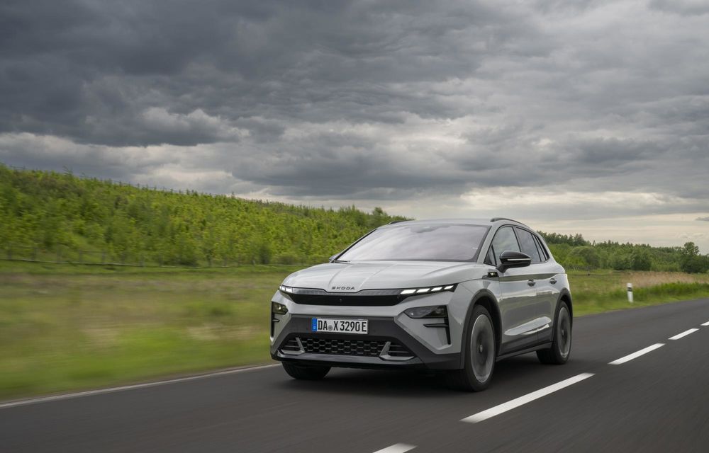 Imagini noi cu Skoda Elroq RS: versiune de performanță cu 340 cai putere - Poza 7