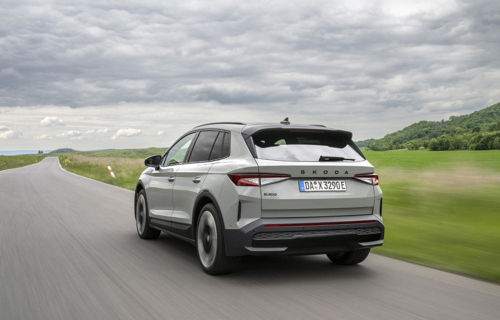 Imagini noi cu Skoda Elroq RS: versiune de performanță cu 340 cai putere - Poza 8