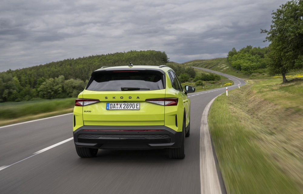 Imagini noi cu Skoda Elroq RS: versiune de performanță cu 340 cai putere - Poza 9