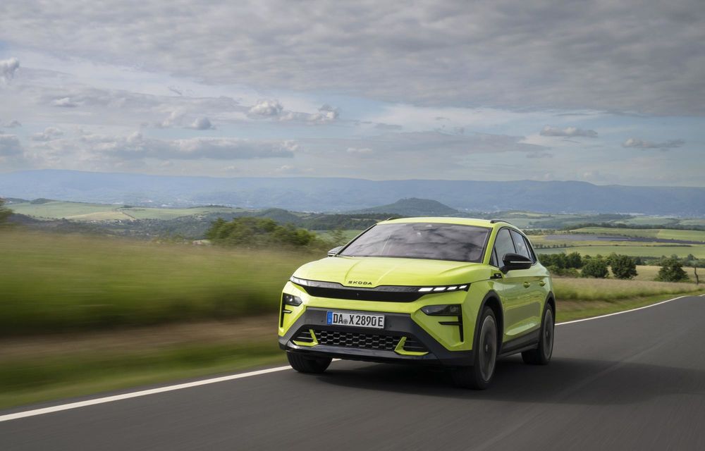 Imagini noi cu Skoda Elroq RS: versiune de performanță cu 340 cai putere - Poza 10