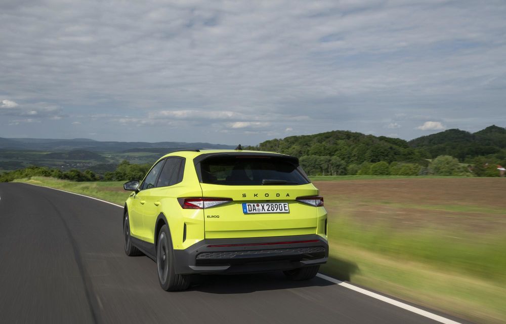 Imagini noi cu Skoda Elroq RS: versiune de performanță cu 340 cai putere - Poza 11