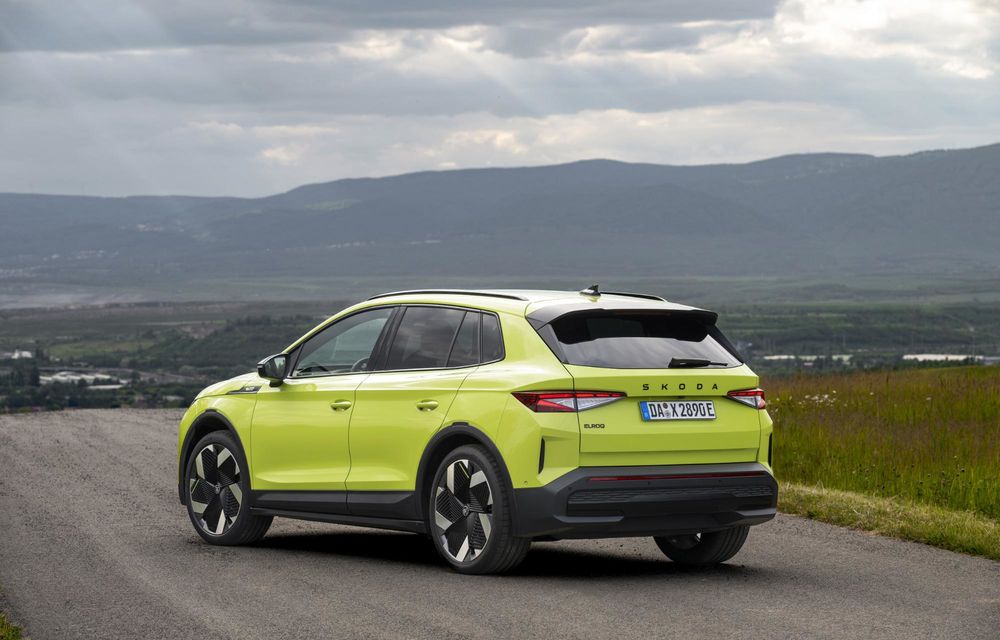 Imagini noi cu Skoda Elroq RS: versiune de performanță cu 340 cai putere - Poza 15